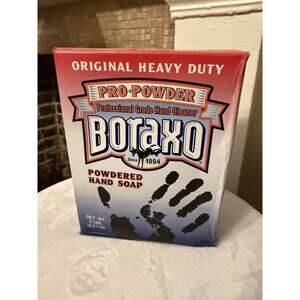 NEW NOS Boraxo Powdered Hand Soap Heavy Duty Pro Powder, 5 LB Box (Discontinued)
